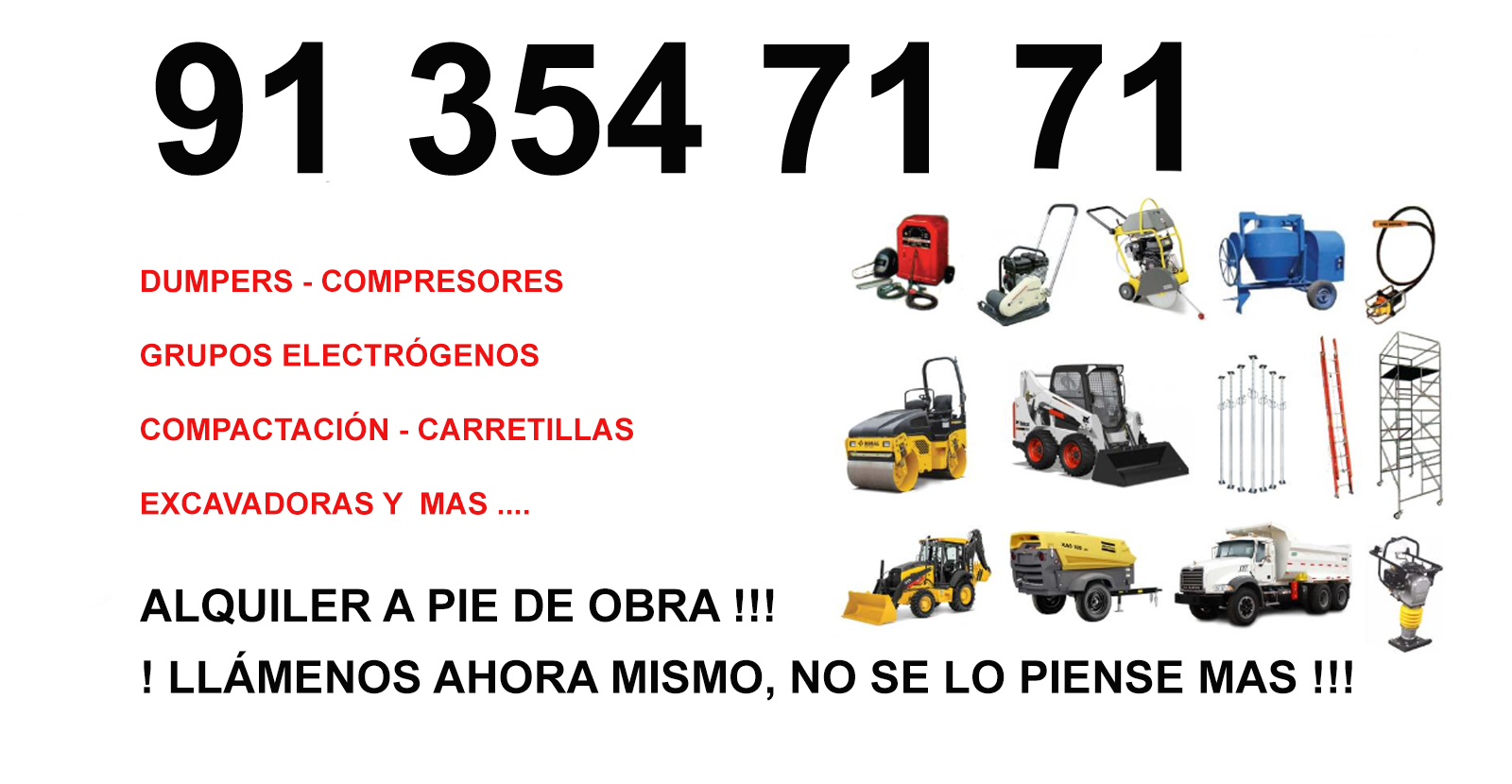 Usera Maquinaria en Alquiler 
